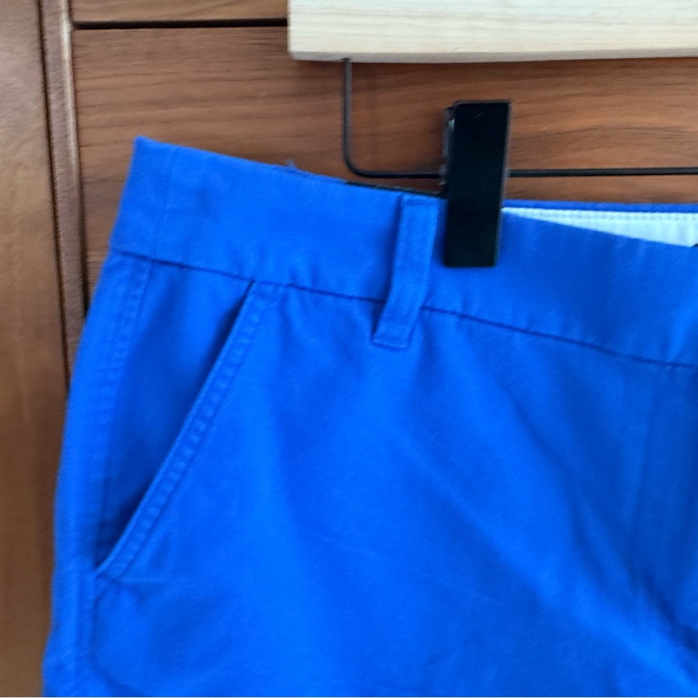 J. Crew 3.5" Classic Chino Short Regal Blue Women's Size 14 NWT - Picture 7 of 8